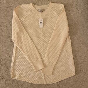 Loft NWT Textured Sweater : size S